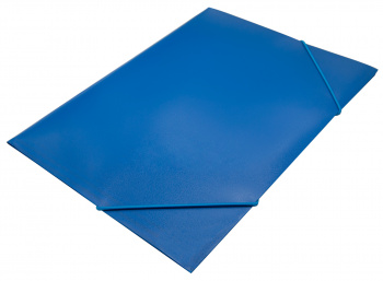 Папка на резинке Buro -PRB04BLUE A4 пластик кор.15мм 0.5мм синий