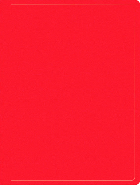 Папка метал.зажим Buro -ECB04CRED A4 пластик 0.5мм красный