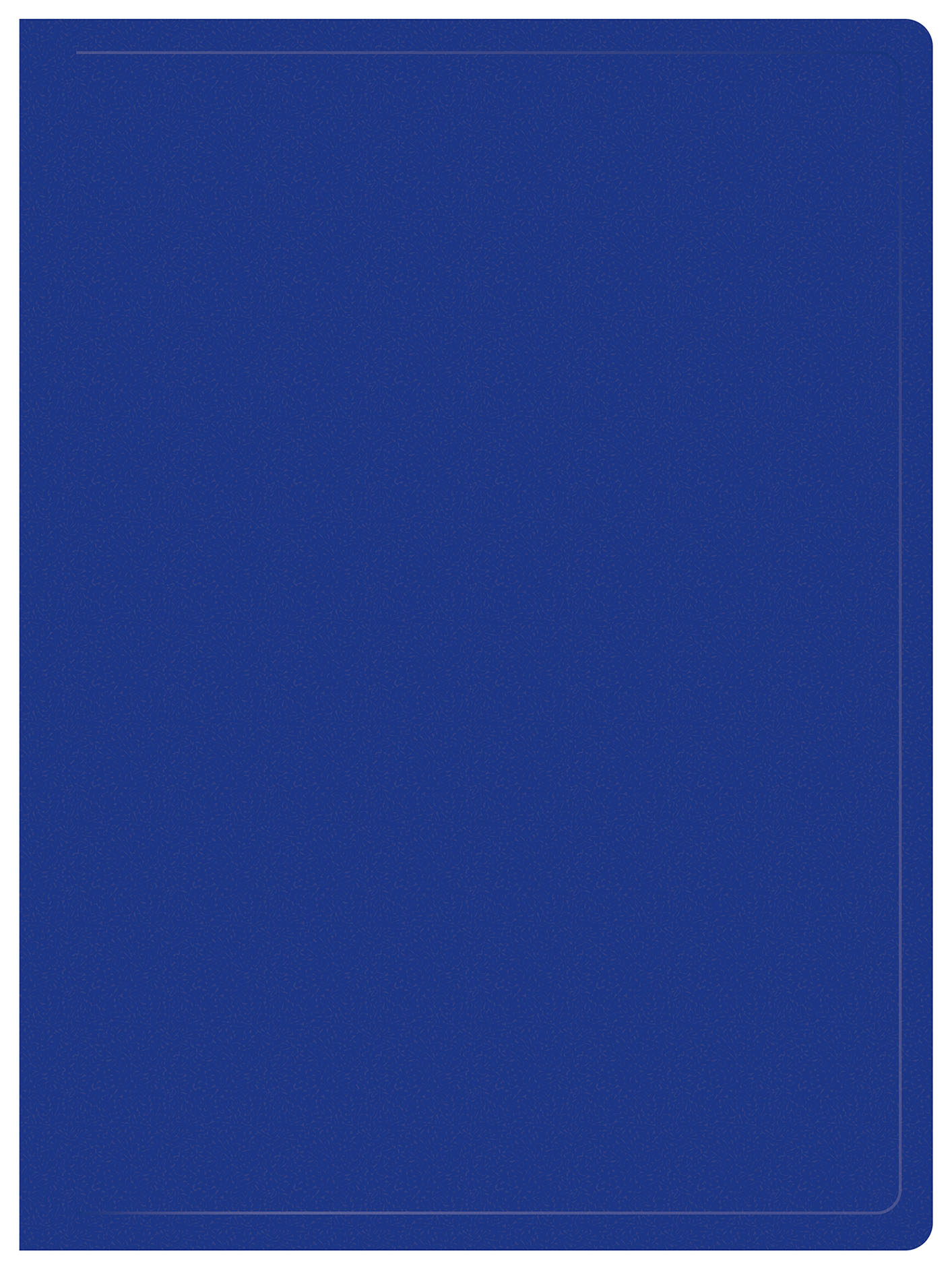 Папка с 30 прозр.вклад. Buro -ECB30BLUE A4 пластик 0.5мм синий