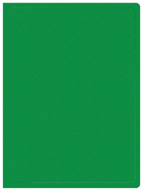 Папка с 40 прозр.вклад. Buro -ECB40GREEN A4 пластик 0.5мм зеленый