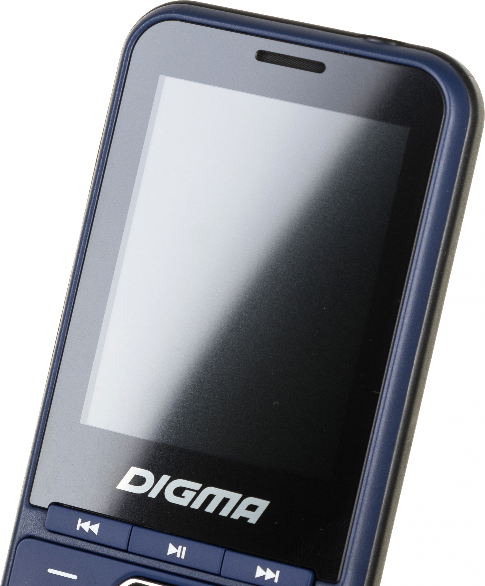 Мобильный телефон Digma LINX B241 32Mb темно-синий моноблок 2Sim 2.44