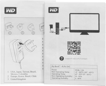 Жесткий диск WD USB3.0 14TB WDBBGB0140HBK-EESN