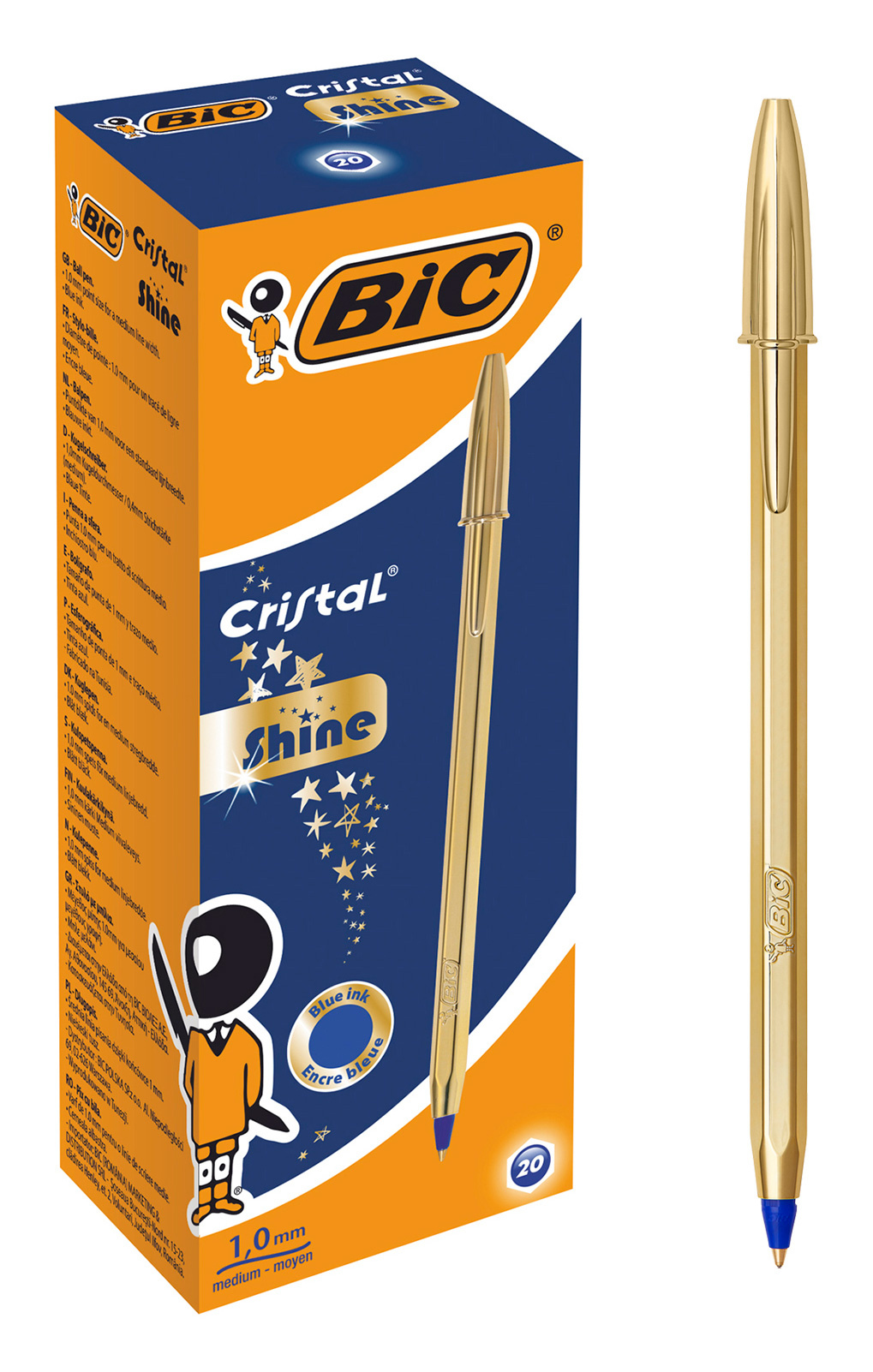 Ручка шариков. Bic Cristal Gold