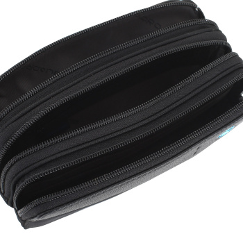 Клатч мужской Piquadro Pulse AC2141P16/CHEVN черный натур.кожа/ткань