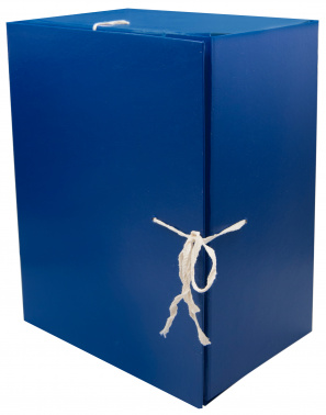 Папка архивная 4 завязки Silwerhof КБЗ-4-150P бумвинил корешок 150мм разобранный A4 ассорти