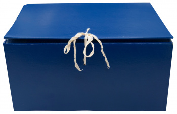 Папка архивная 4 завязки Silwerhof КБЗ-4-150P бумвинил корешок 150мм разобранный A4 ассорти