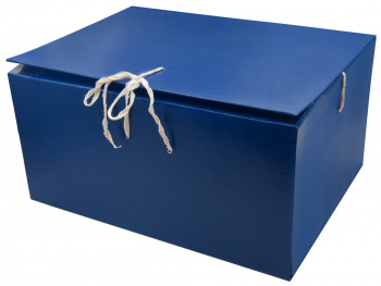 Папка архивная 4 завязки Silwerhof КБЗ-4-150P бумвинил корешок 150мм разобранный A4 ассорти