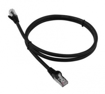 Патч-корд Lanmaster LAN-PC45/S6A-1.5-BK FTP RJ-45 вил.-вилка RJ-45 кат.6A 1.5м черный LSZH (уп.:1шт)