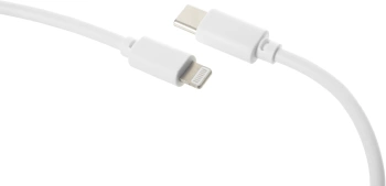 Кабель Buro PD18W USB Type-C (m)-Lightning (m) 1м белый