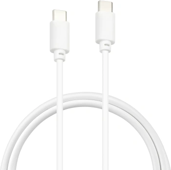 Кабель Buro PD15W USB Type-C (m)-USB Type-C (m) 1м белый