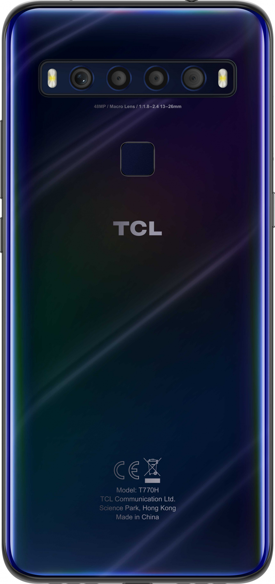 Смартфон TCL 10L 256Gb 6Gb синий моноблок 3G 4G 2Sim 6.53