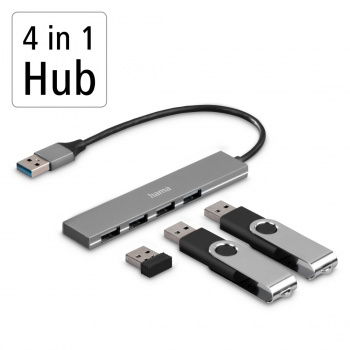 Разветвитель USB 3.0 Hama H-200114