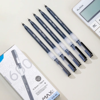 Ручка гелев. Deli Daily Max EG16-BK