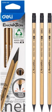Карандаши ч/г Deli  EC018-HB