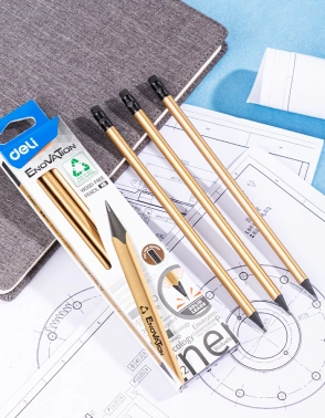 Карандаши ч/г Deli  EC018-HB