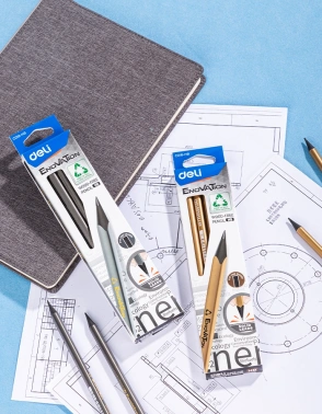 Карандаши ч/г Deli  EC018-HB