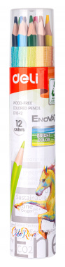 Карандаши цв. Deli  EC112-12