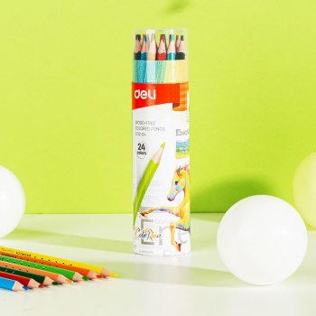 Карандаши цв. Deli  EC112-24