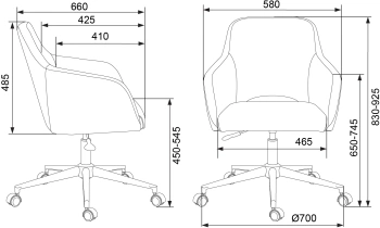 Кресло Бюрократ  CH-380SL