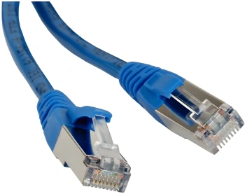 Патч-корд Lanmaster LAN-PC45/S5E-5.0-BL FTP RJ-45 вил.-вилка RJ-45 кат.5E 5м синий LSZH (уп.:1шт)