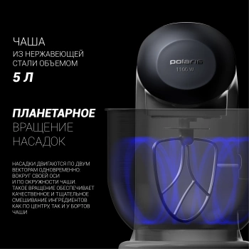 Кухонная машина Polaris PKM 1104
