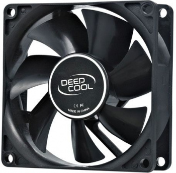 Вентилятор для корпуса Deepcool XFan 90 90х90x25 черный 3-pin 4-pin (Molex) 21дБ (DP-FDC-XF90) Ret