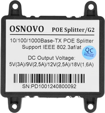 Сплиттер PoE Osnovo  PoE Splitter/G2