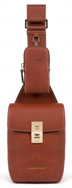 Рюкзак слинг женский Piquadro Dafne Business CA5513DF/CU светло-коричневый кожа