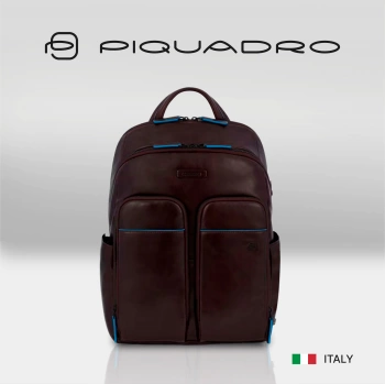 Рюкзак Piquadro Blue Square Revamp CA5574B2V/MO коричневый кожа