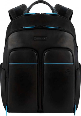 Рюкзак мужской Piquadro Blue Square Revamp CA5574B2V/N черный кожа
