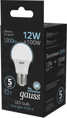 Лампа светодиодная Gauss  A60