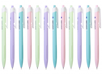 Набор ручек шариков. автоматическая Deli X-tream EQ03330-P