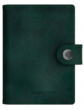 Кошелек Led Lenser Lite Wallet 502398 зеленый натур.кожа