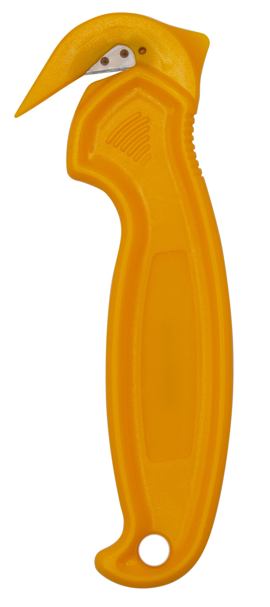 Нож канцелярский для упаковочных материалов Buro желтый