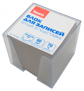 Блок для записей бумажный Buro Эконом