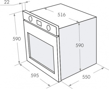 Духовой шкаф Электрический Maunfeld AEOC.575W