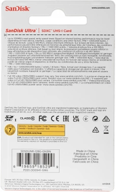 Флеш карта SDXC 128GB Sandisk  SDSDUNR-128G-GN3IN