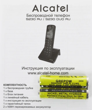 Р/Телефон Dect Alcatel S230 RU