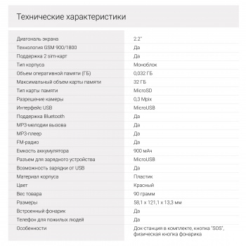 Мобильный телефон Digma S220