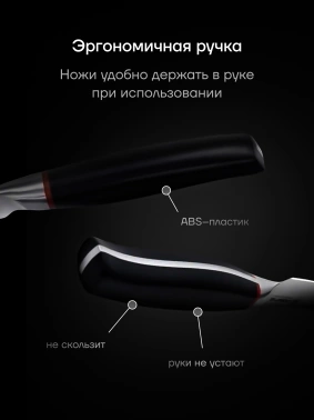 Набор ножей кухон. Polaris PRO collection-3SS