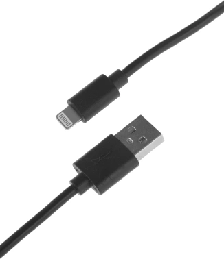 Кабель BoraSCO 21971 USB (m)-Lightning (m) 1м черный