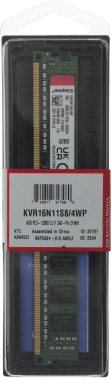 Память DDR3 4GB 1600MHz Kingston  KVR16N11S8/4WP