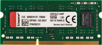 Память DDR3L 4Gb 1600MHz Kingston  KVR16LS11/4WP