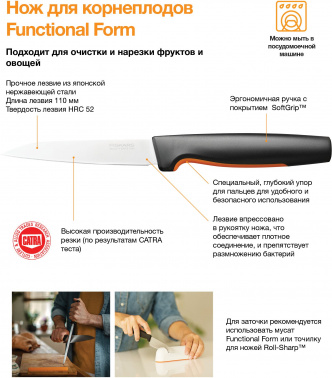 Нож кухонный Fiskars Functional Form 1057542