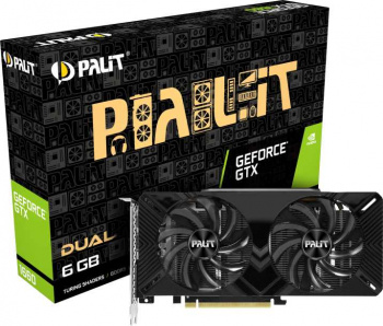 Видеокарта Palit PCI-E  PA-GTX1660 DUAL 6G