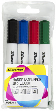 Набор маркеров для досок Silwerhof  Prime+