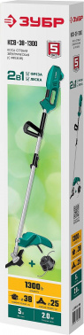 Триммер электрический Зубр КСВ-38-1300