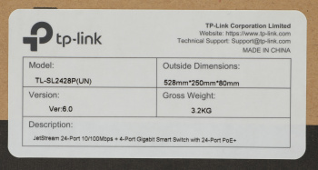 Коммутатор TP-Link  SL2428P