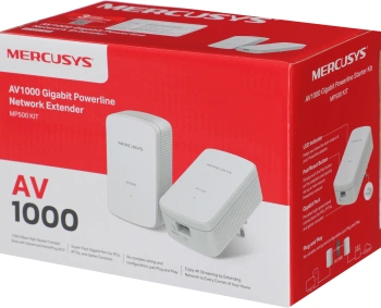 Сетевой адаптер HomePlug AV Mercusys MP500 KIT
