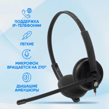 Наушники с микрофоном Оклик HS-L900